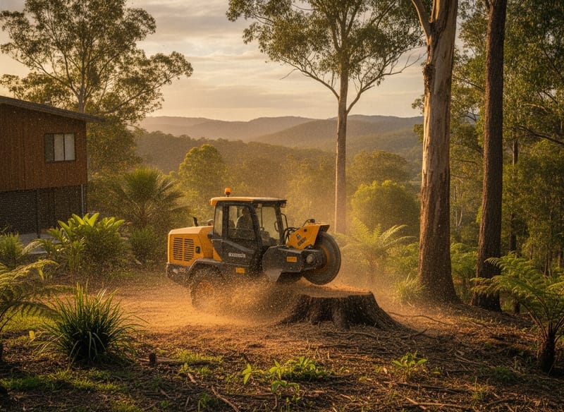 Stump Grinding performed by Bundaberg Arborist in the Bundaberg